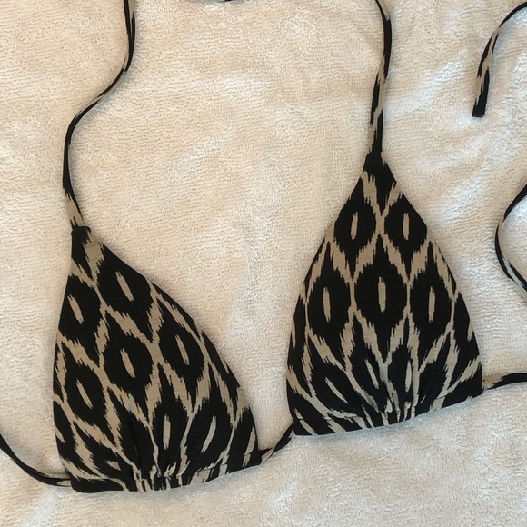 Robin Piccone Animal Print Swimsuit Top Size S - Picture 2 of 15